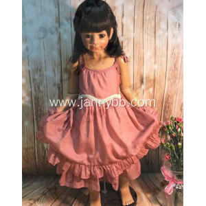 Lovely Suspenders Party Dress
